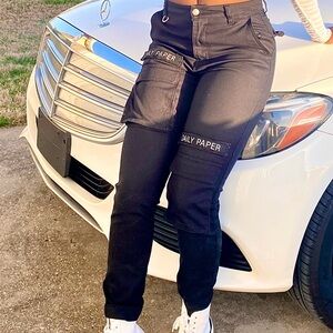 Daily Paper
logo patch cargo trousers